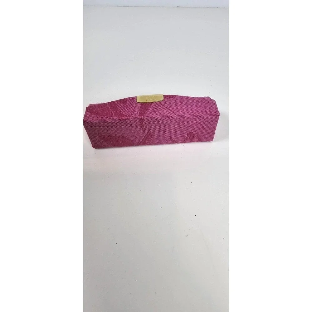 Vintage Mary Kay Lipstick Pouch Case Holder W/ Mirror Pink Snap